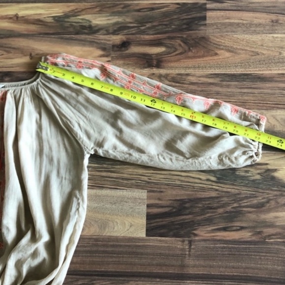 Lucky Brand boho embroidered blouse - Picture 8 of 9